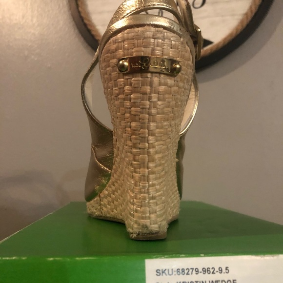 Lilly Pulitzer Kristin Wedge Shoes - Picture 3 of 14